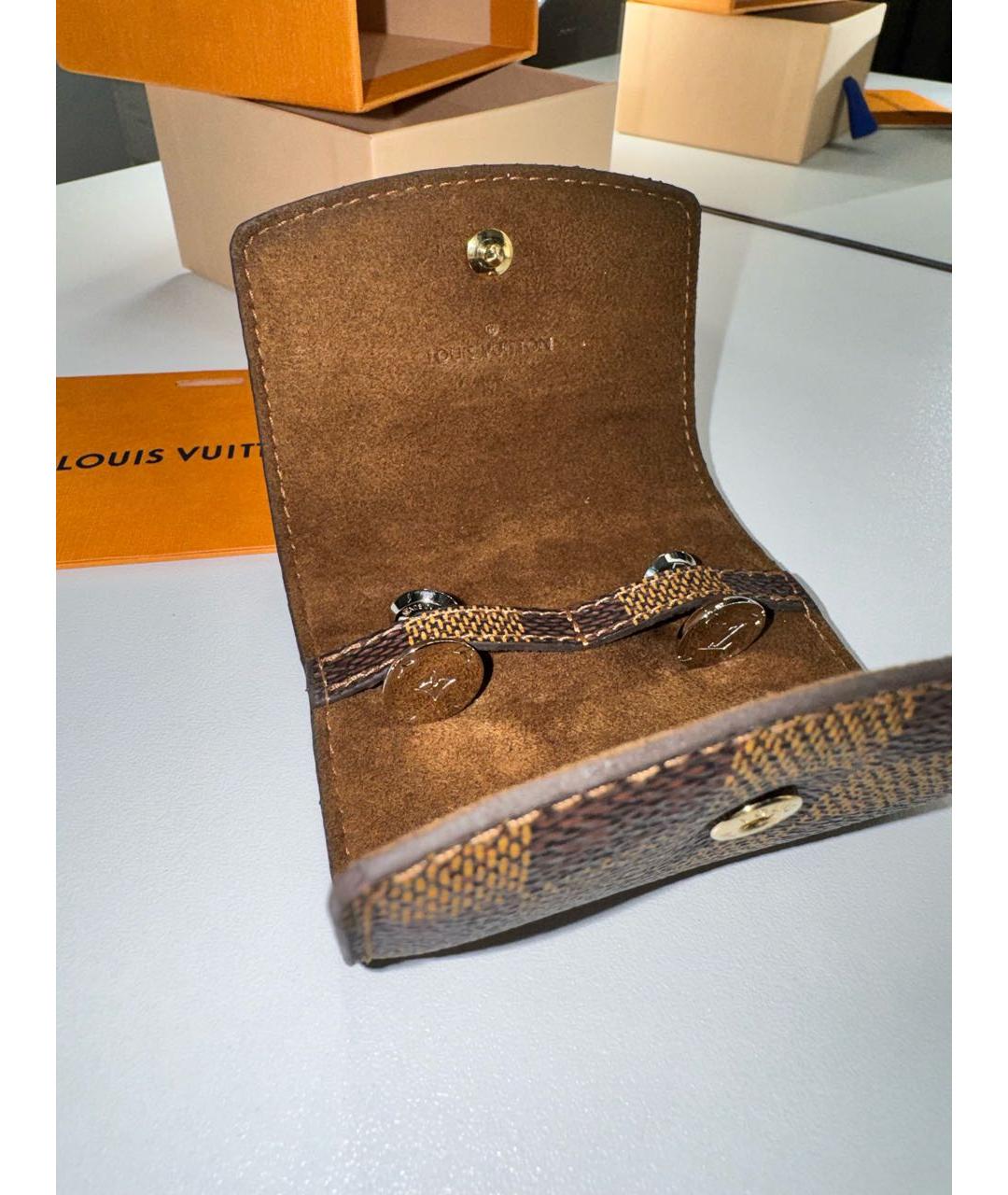 LOUIS VUITTON Серебряные серебряные запонки, фото 4