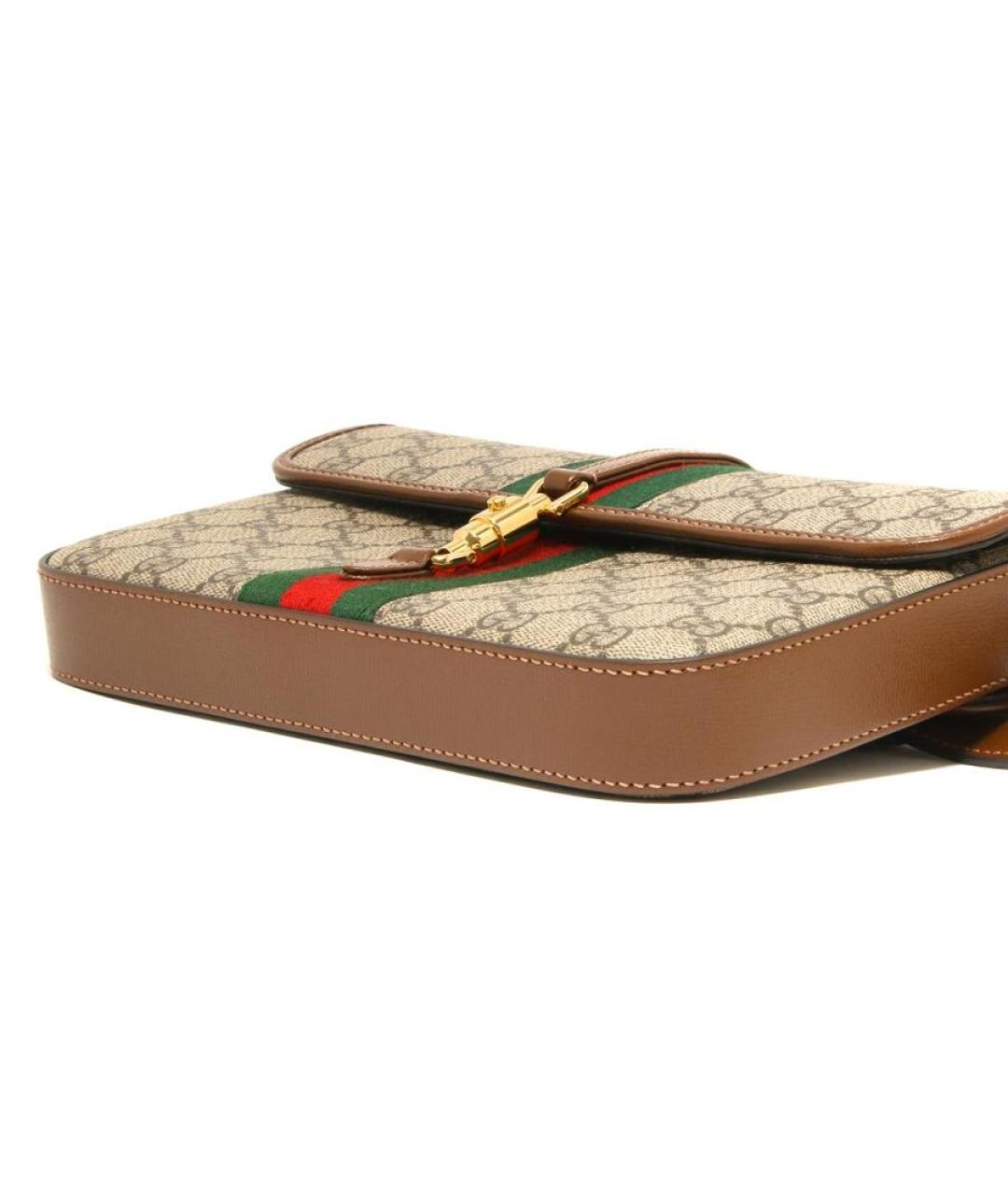 GUCCI Коричневая поясная сумка, фото 3