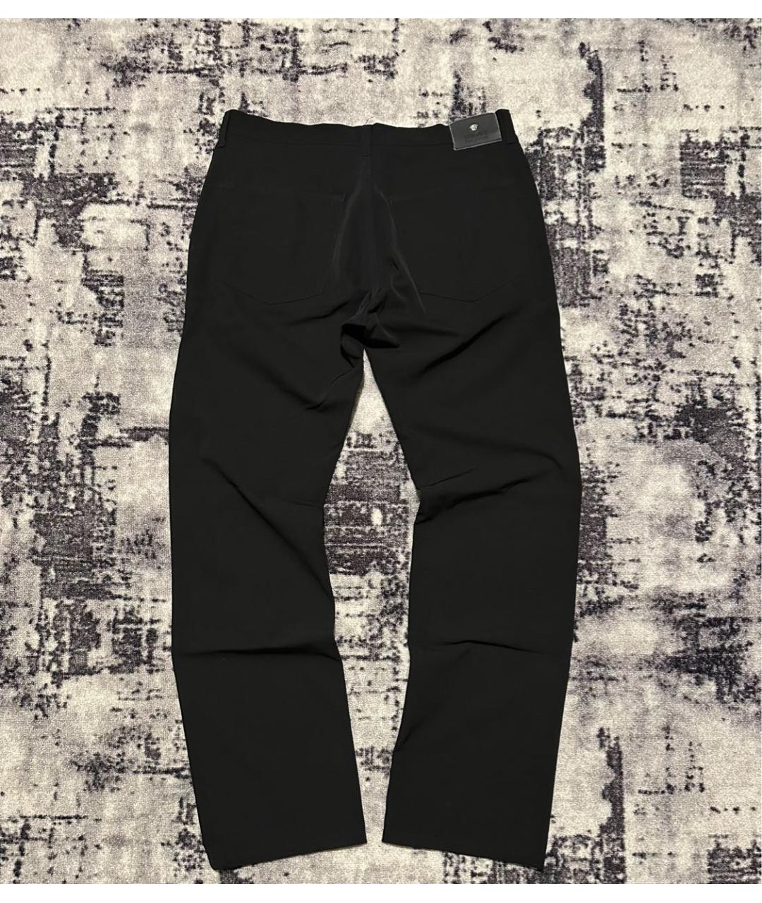 VERSACE JEANS COUTURE Черные повседневные брюки, фото 2