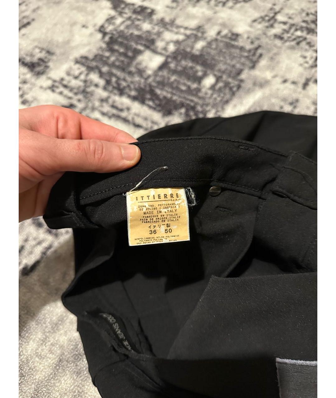 VERSACE JEANS COUTURE Черные повседневные брюки, фото 7