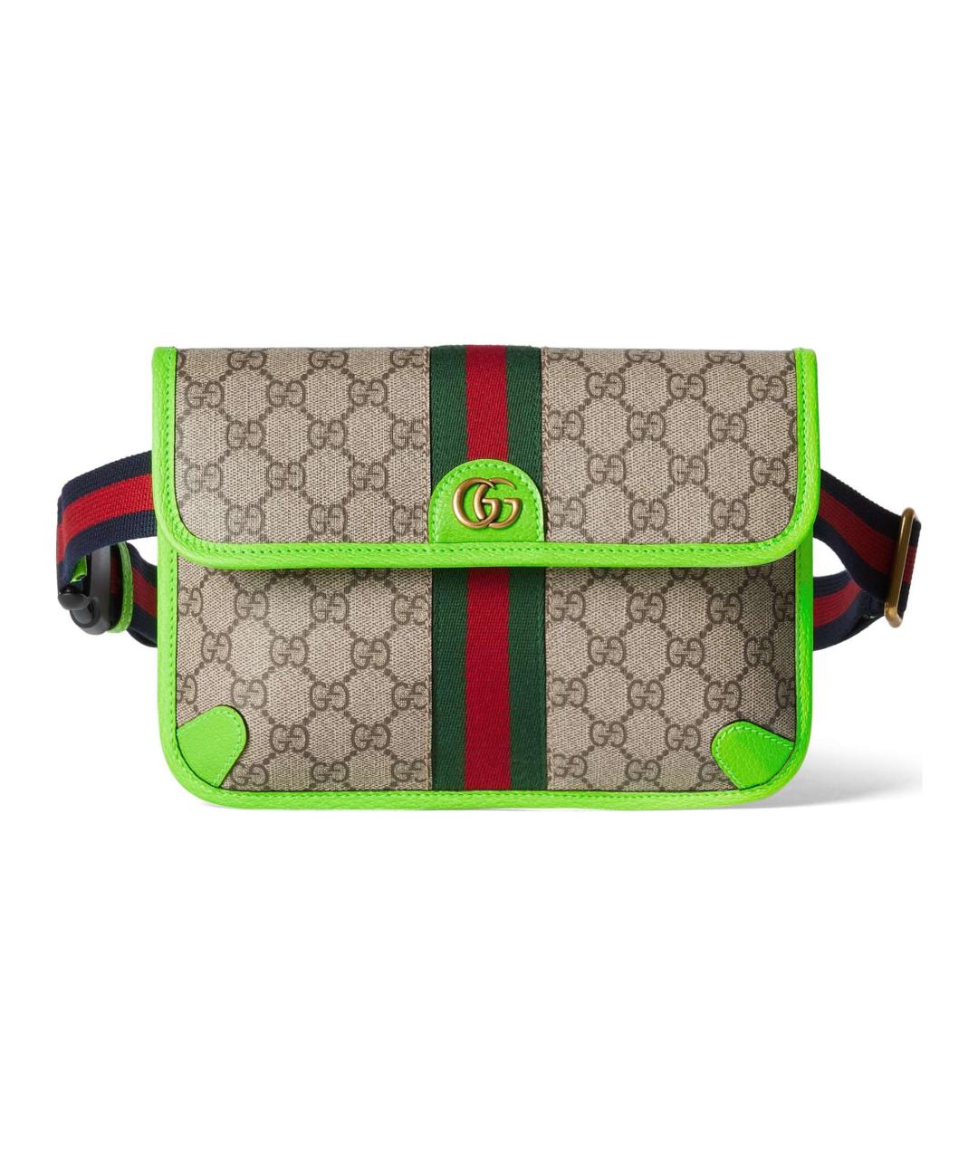 GUCCI Бежевая поясная сумка, фото 1