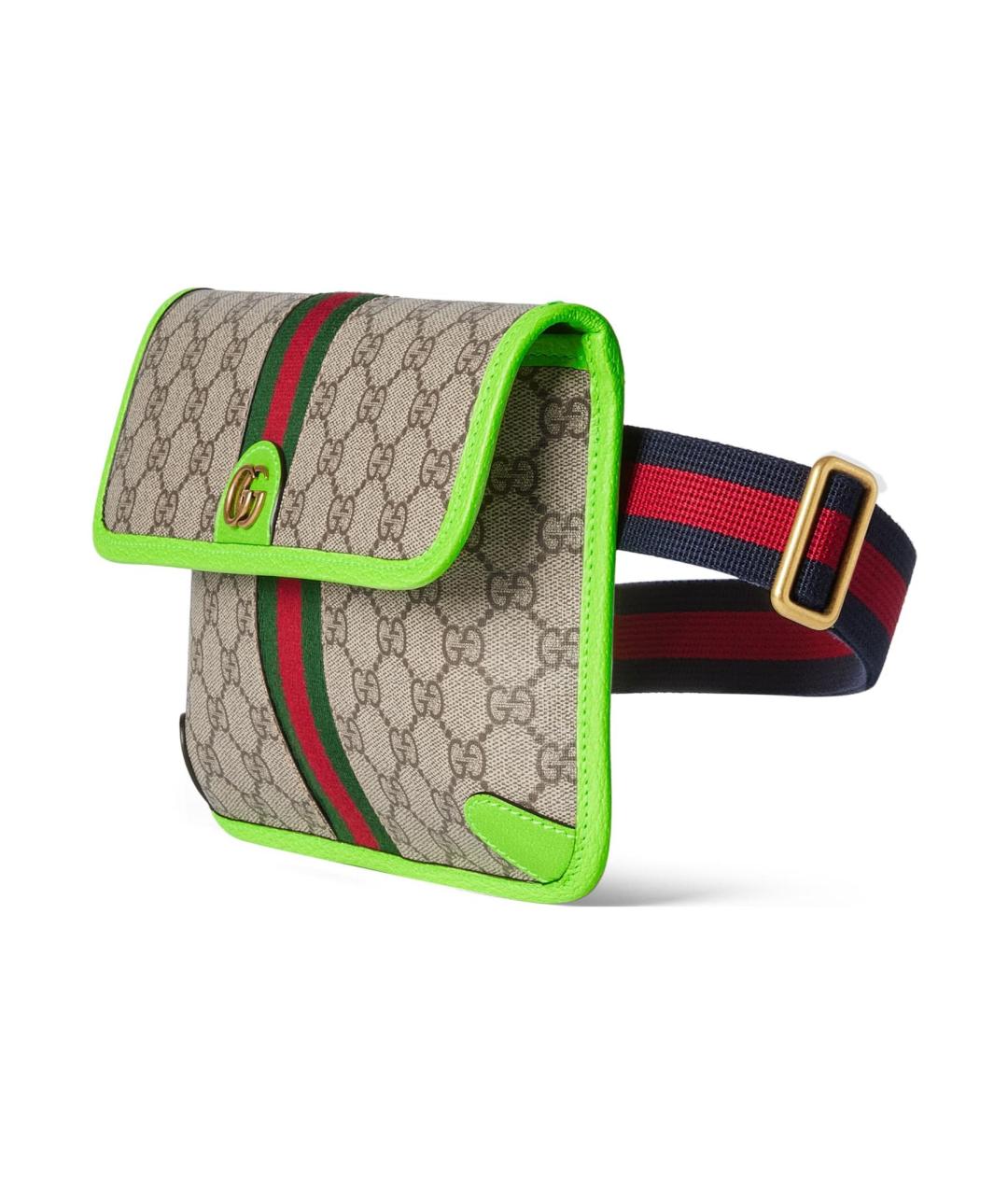 GUCCI Бежевая поясная сумка, фото 2