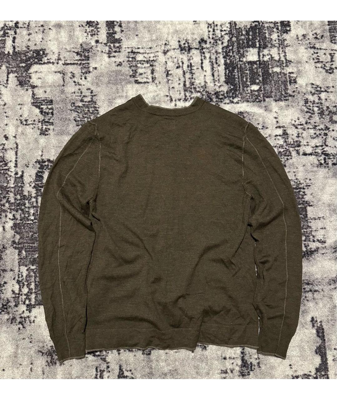 CP COMPANY Коричневый шерстяной кардиган, фото 2