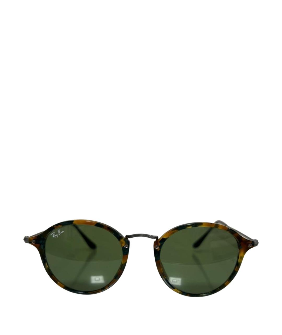 RAY BAN Мульти металлические солнцезащитные очки, фото 1