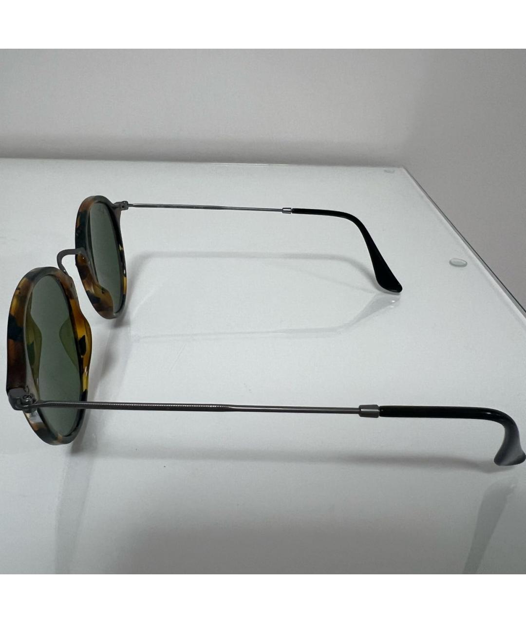 RAY BAN Мульти металлические солнцезащитные очки, фото 2
