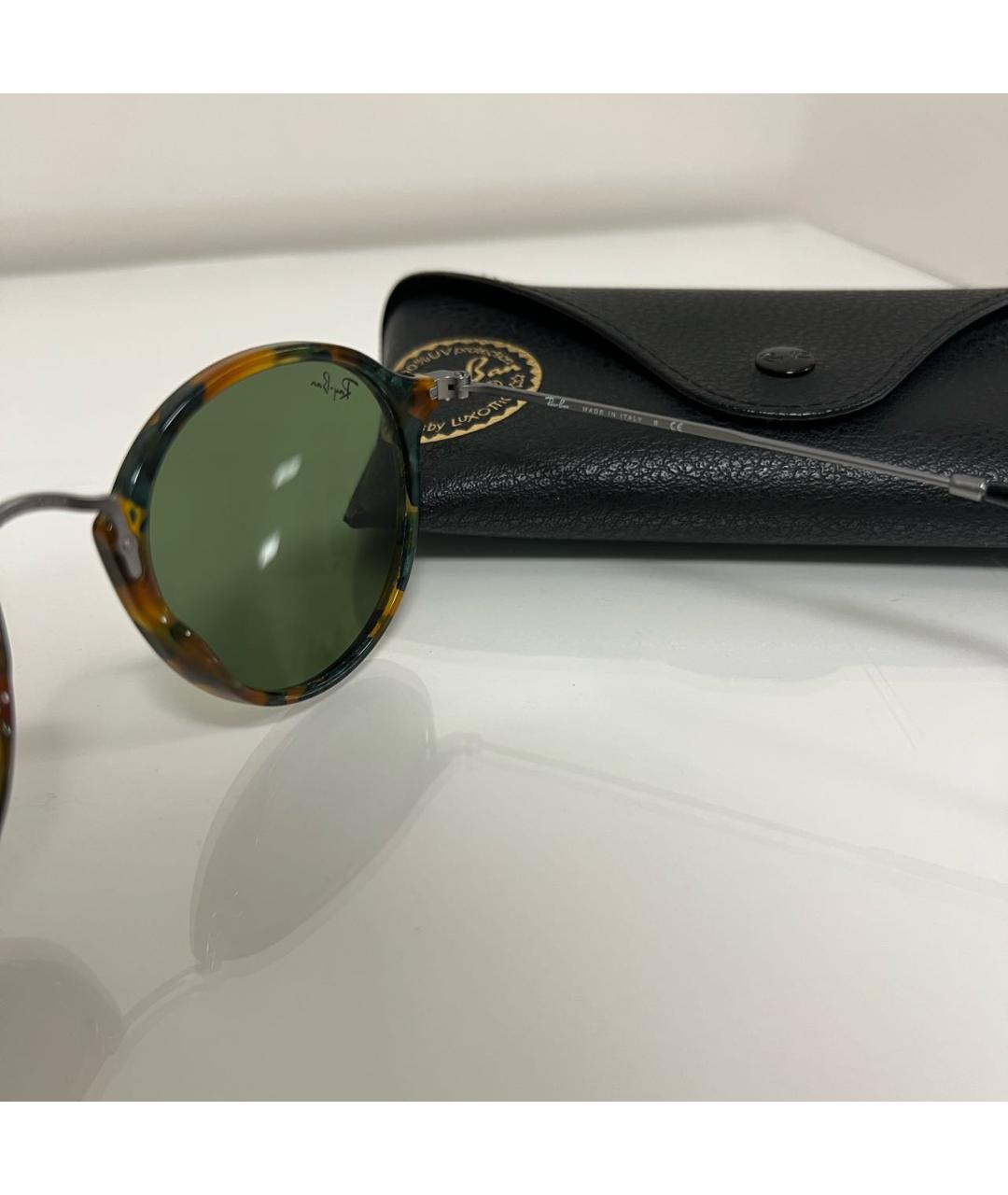 RAY BAN Мульти металлические солнцезащитные очки, фото 3
