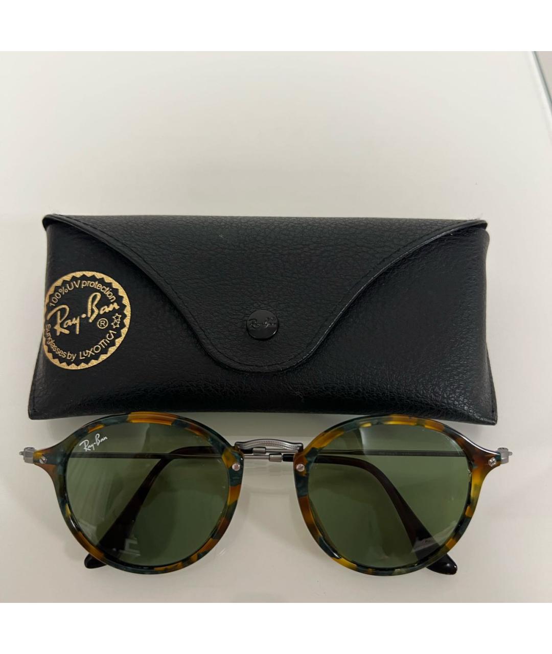 RAY BAN Мульти металлические солнцезащитные очки, фото 4