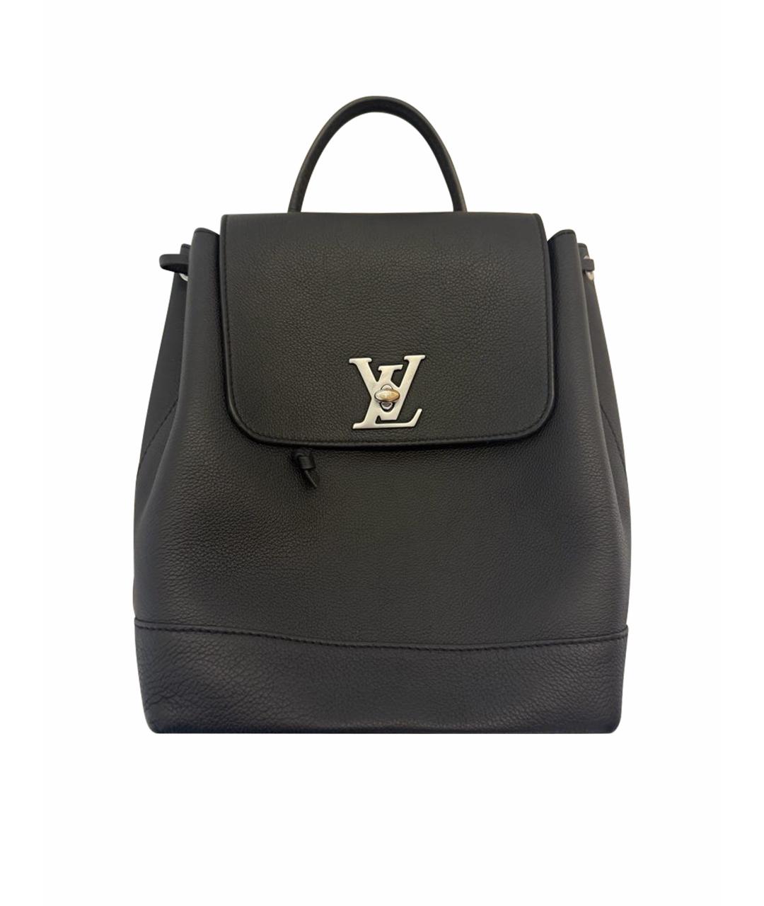 LOUIS VUITTON Черный кожаный рюкзак, фото 1