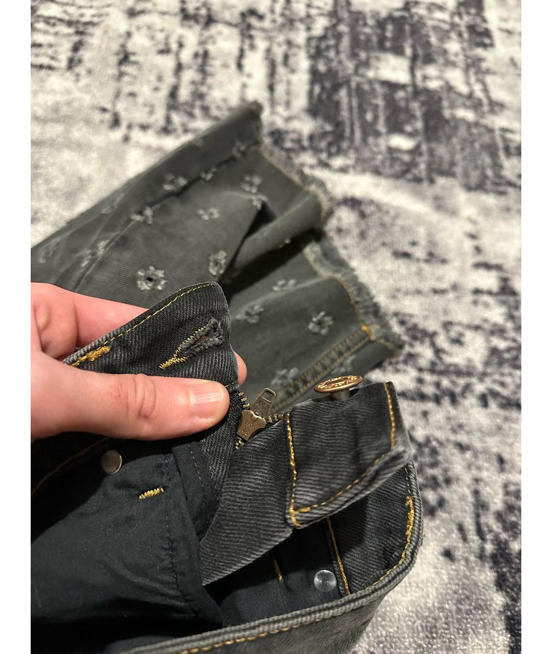 ISABEL MARANT ETOILE Антрацитовые хлопковые шорты, фото 3