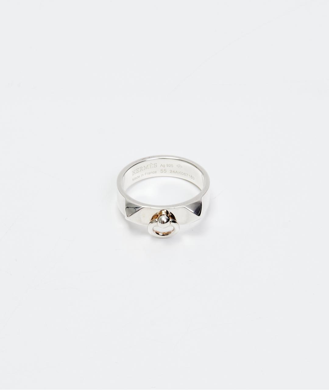 HERMES Серебряное серебряное кольцо, фото 2