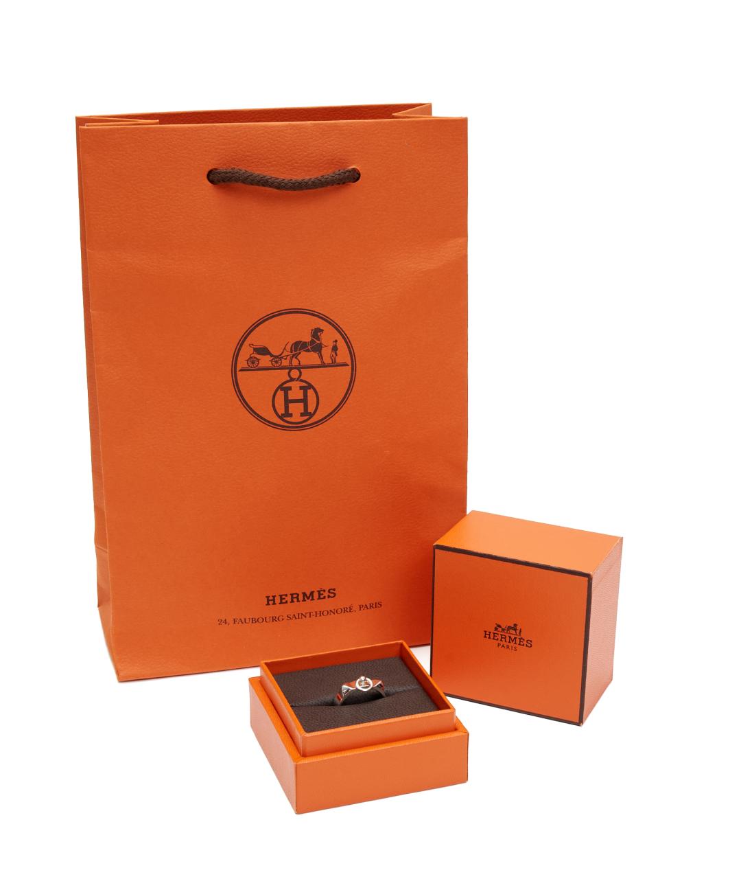 HERMES Серебряное серебряное кольцо, фото 5