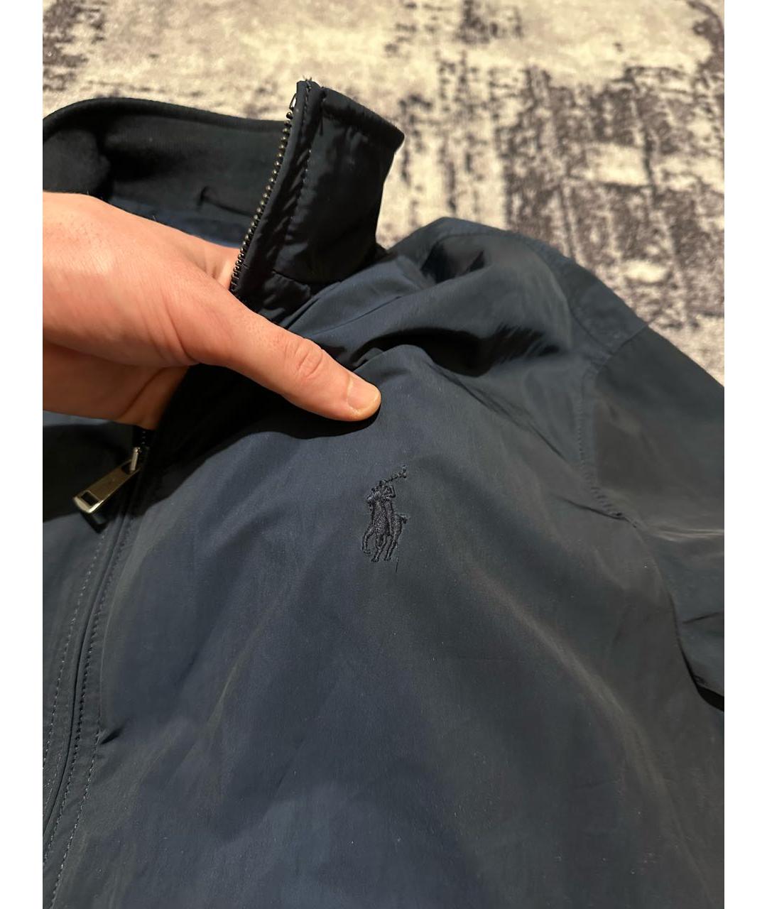 POLO RALPH LAUREN Темно-синяя полиэстеровая куртка, фото 3