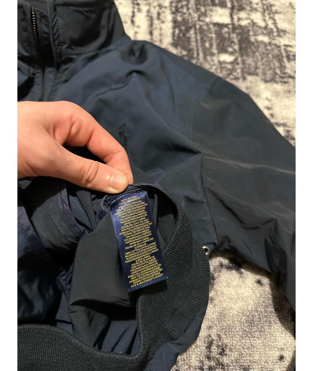 POLO RALPH LAUREN Темно-синяя полиэстеровая куртка, фото 7
