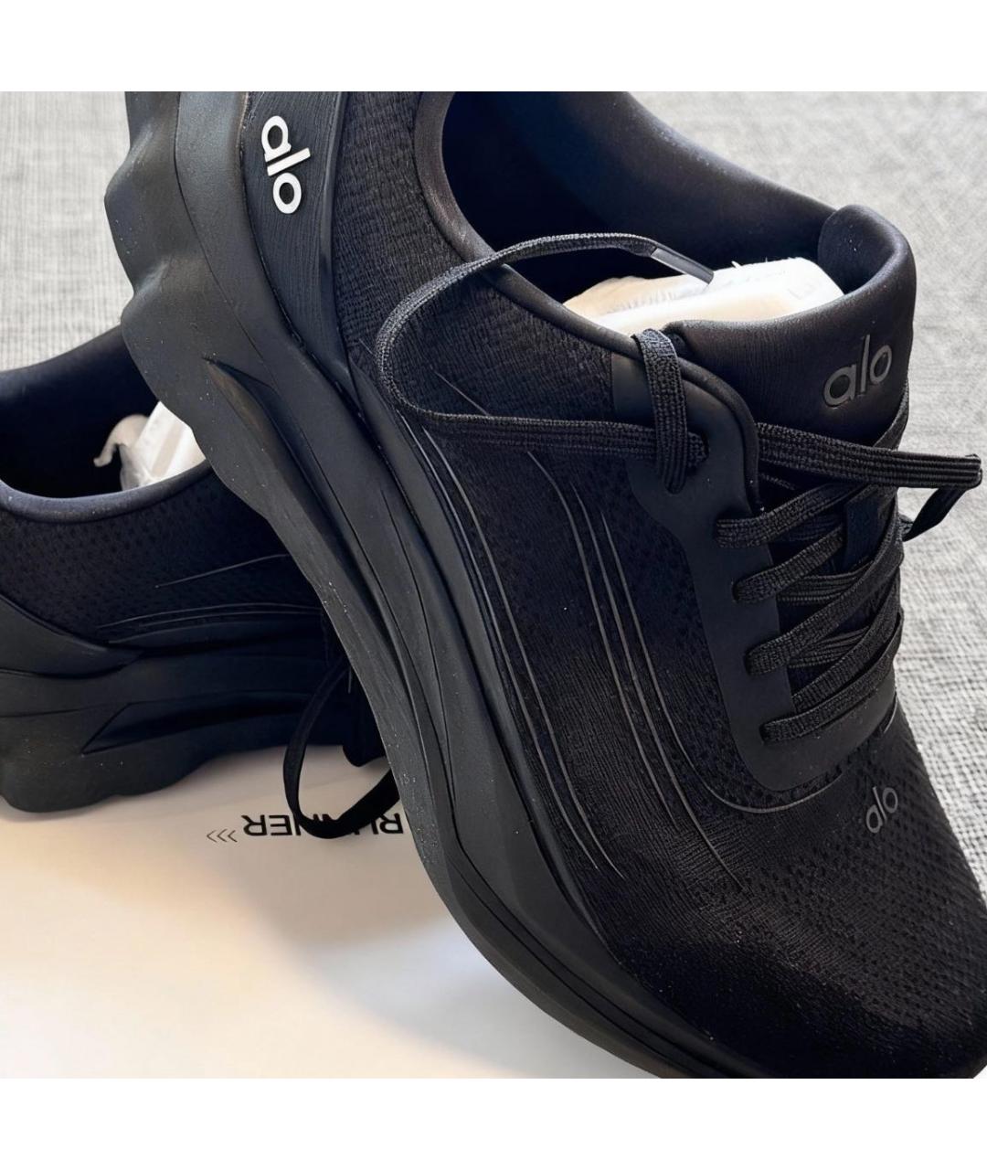 ALO YOGA Черные низкие кроссовки / кеды, фото 6