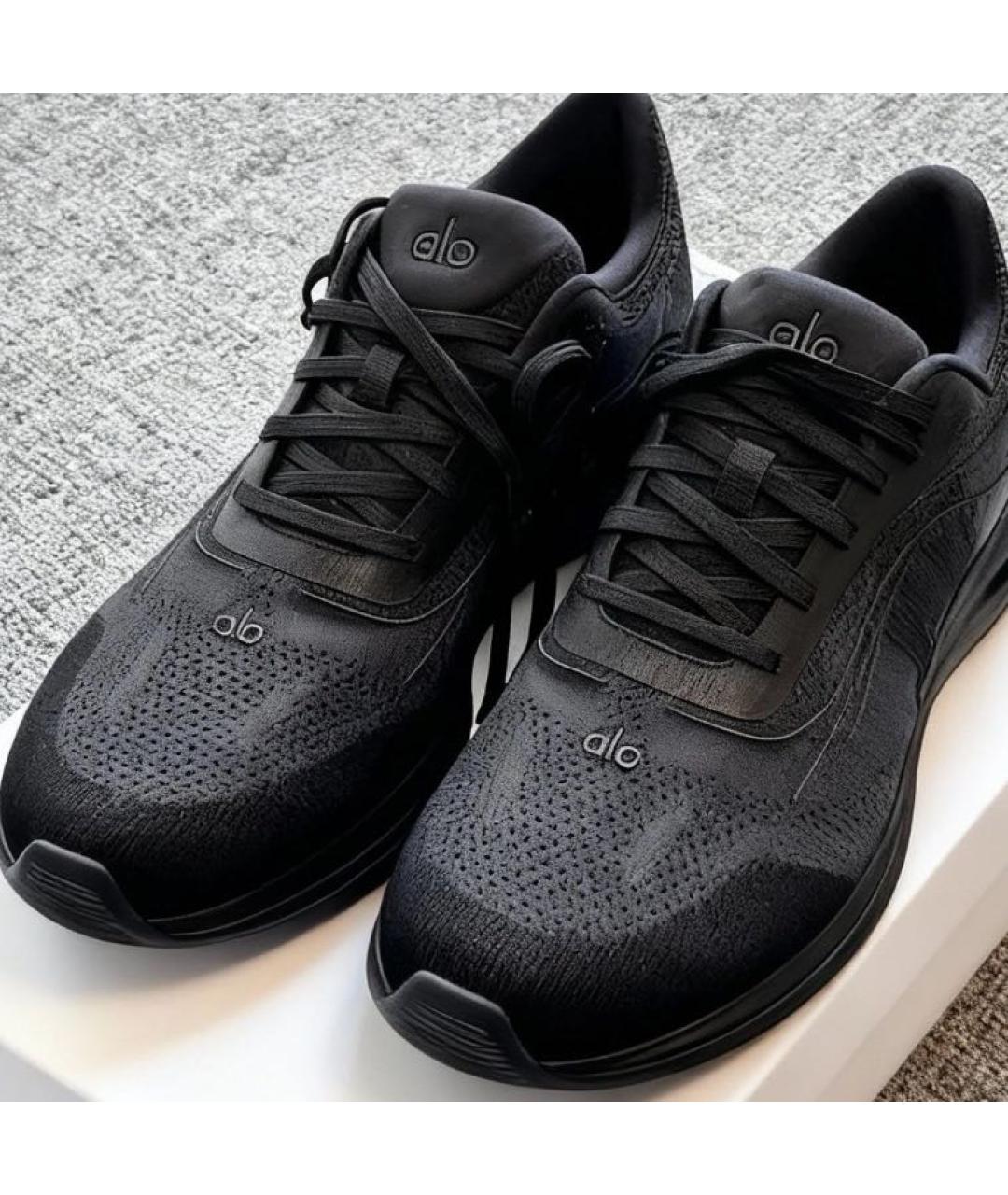 ALO YOGA Черные низкие кроссовки / кеды, фото 5