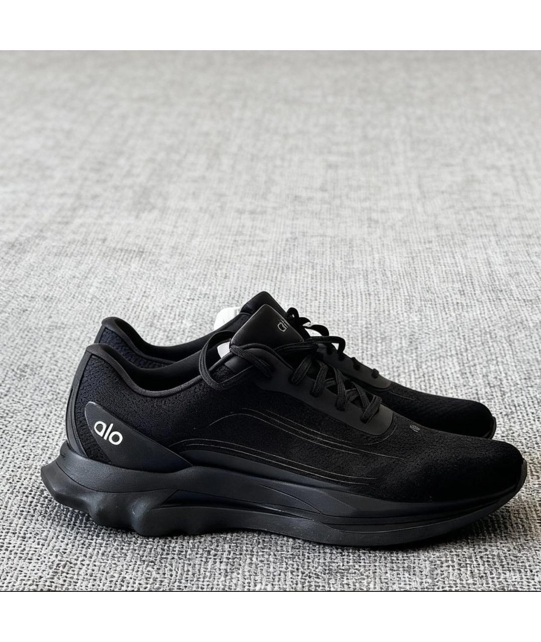 ALO YOGA Черные низкие кроссовки / кеды, фото 7