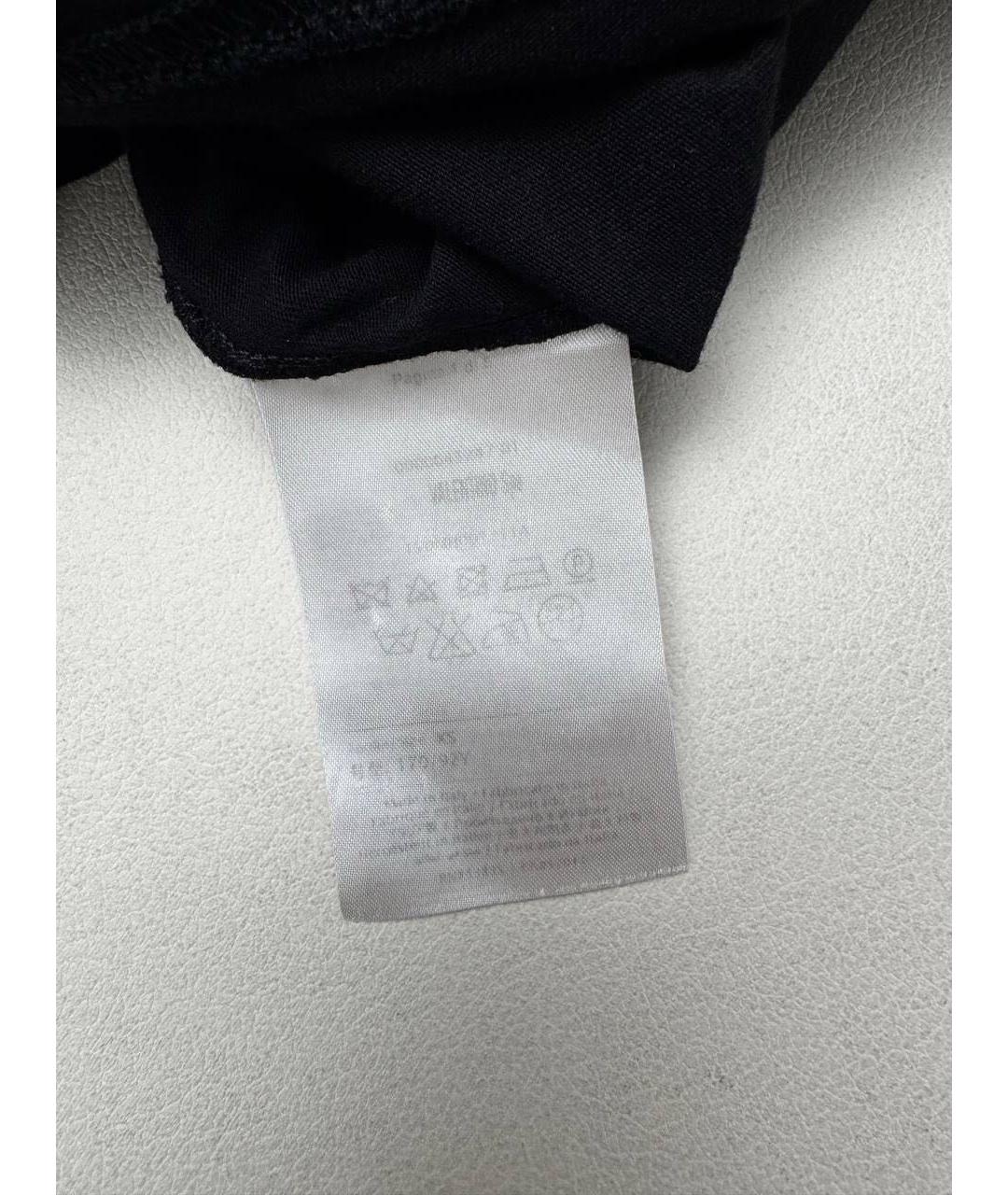 VALENTINO Черная хлопковая футболка, фото 6