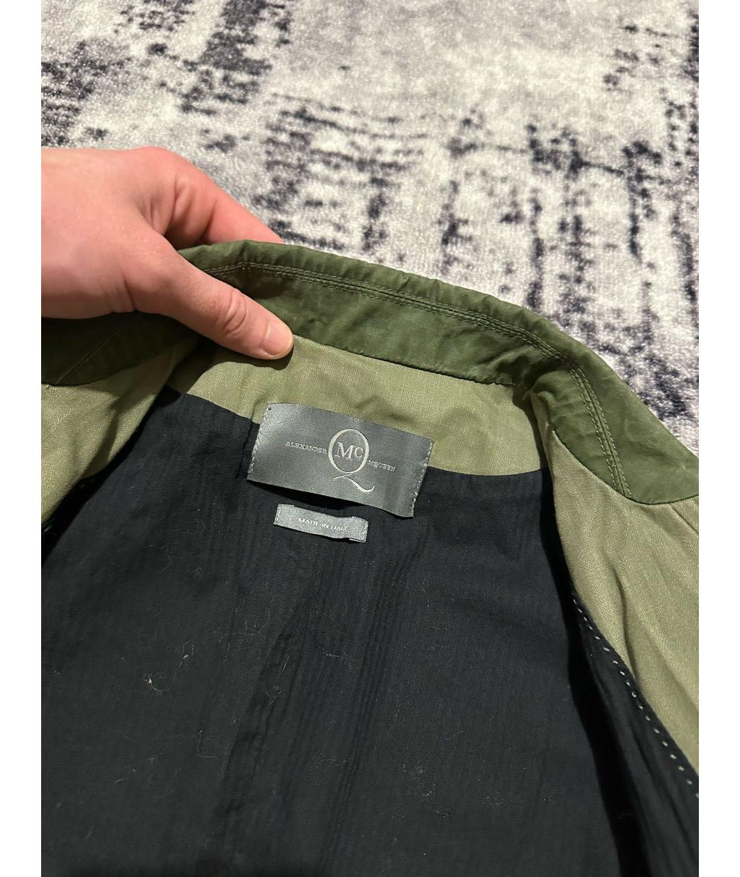 ALEXANDER MCQUEEN Мульти хлопковый жакет/пиджак, фото 5