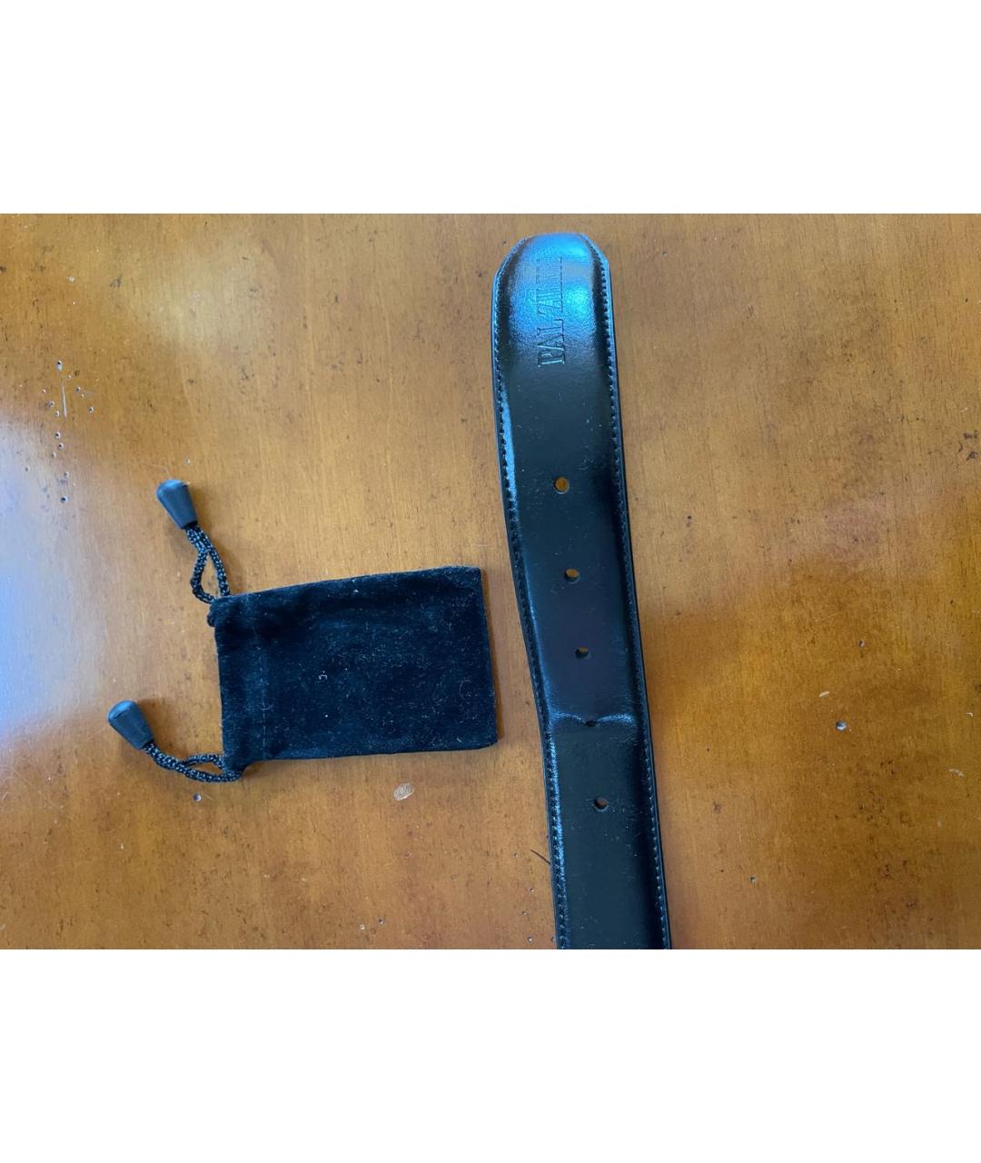 PAL ZILERI Черный кожаный ремень, фото 8