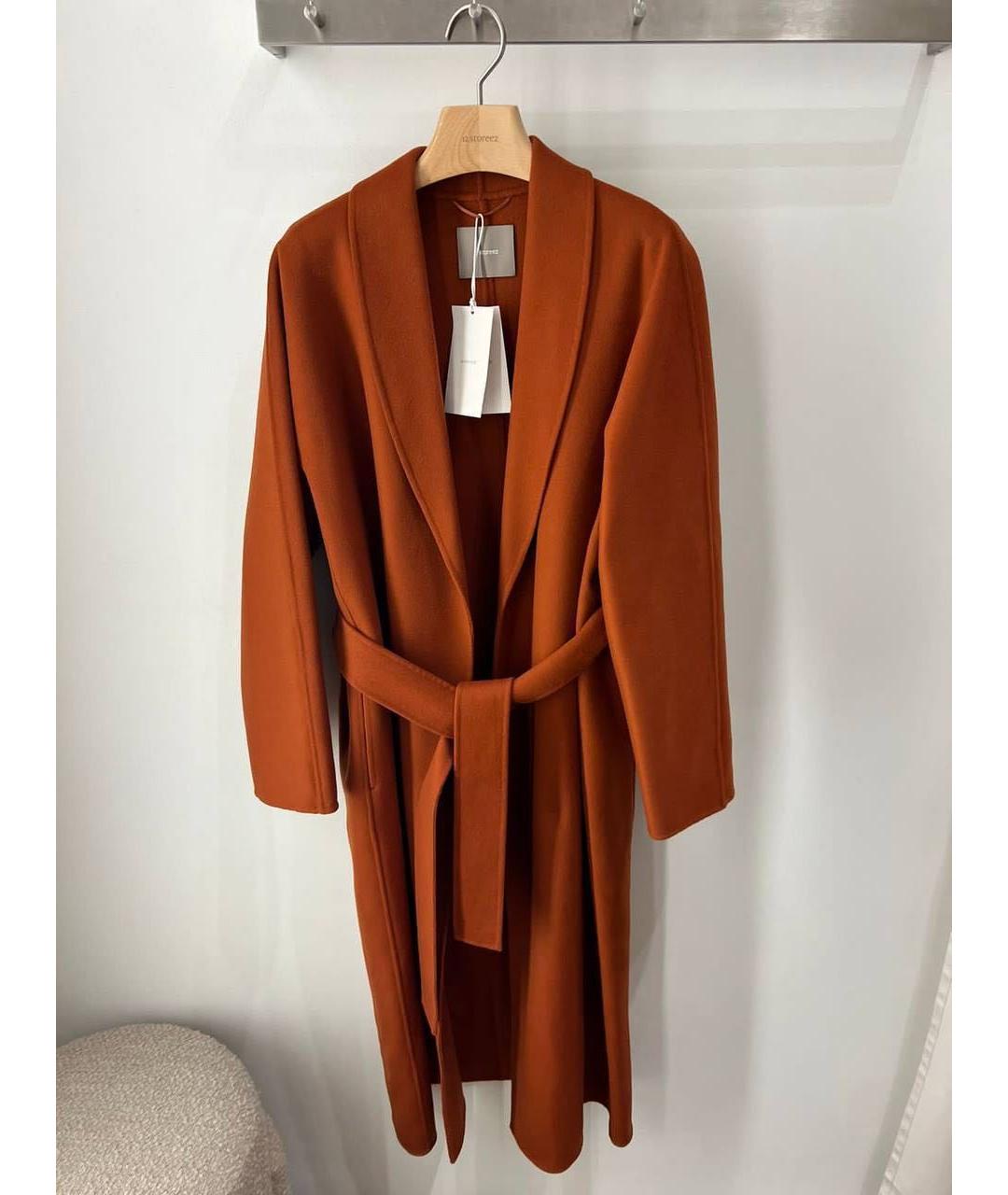 12 STOREEZ Коричневое шерстяное пальто, фото 4