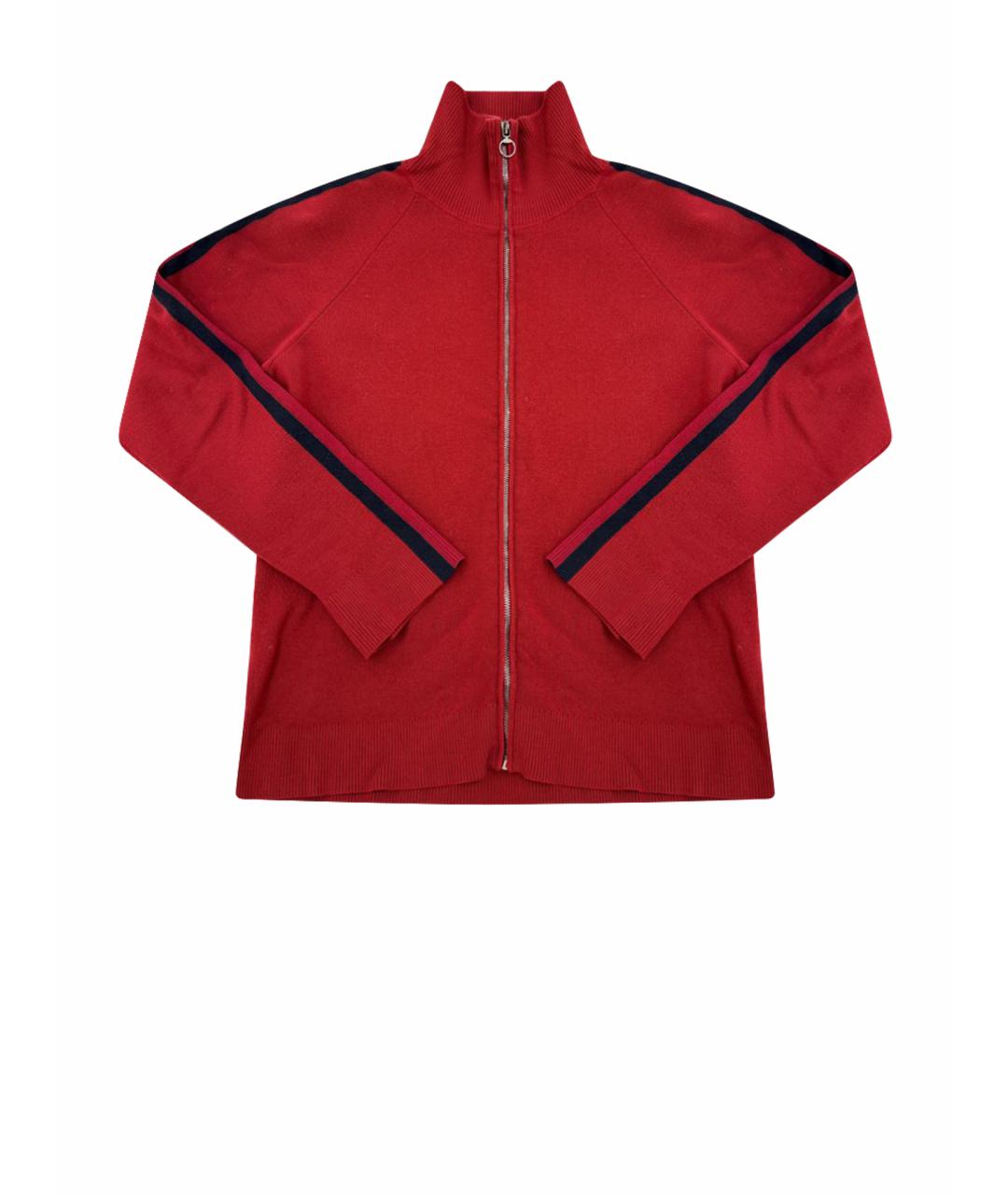 GUCCI Красный шерстяной кардиган, фото 1