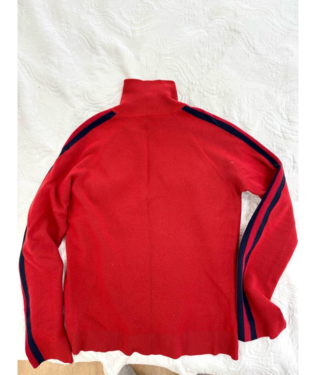 GUCCI Красный шерстяной кардиган, фото 2