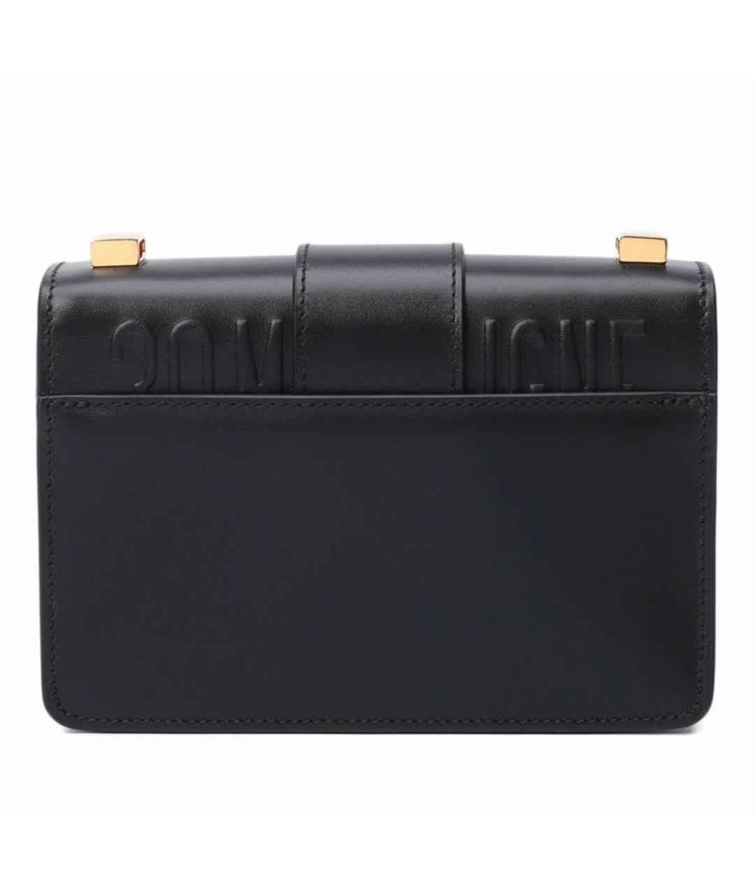 CHRISTIAN DIOR Черная кожаная сумка через плечо, фото 2