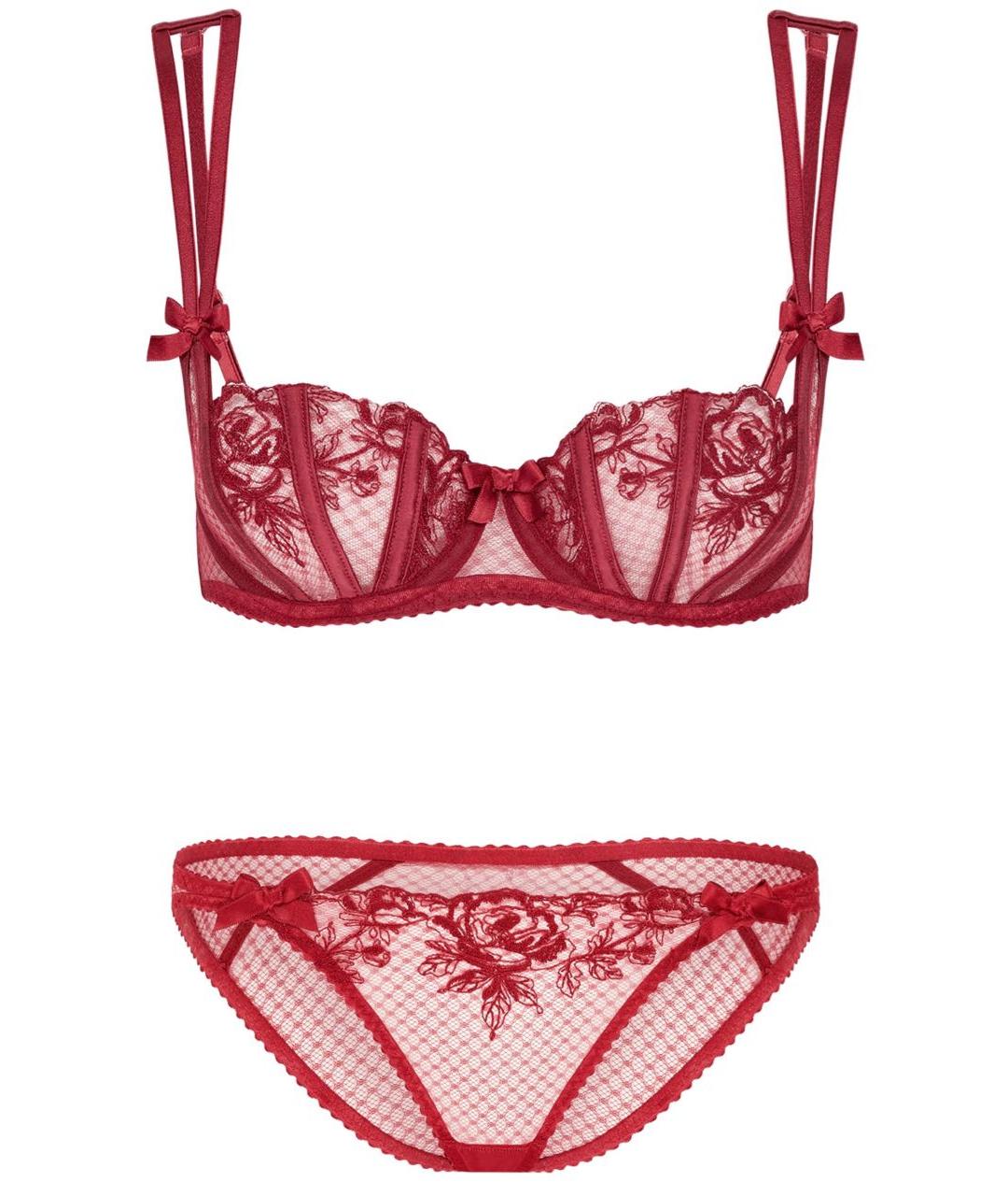AGENT PROVOCATEUR Бордовый комплекты, фото 9