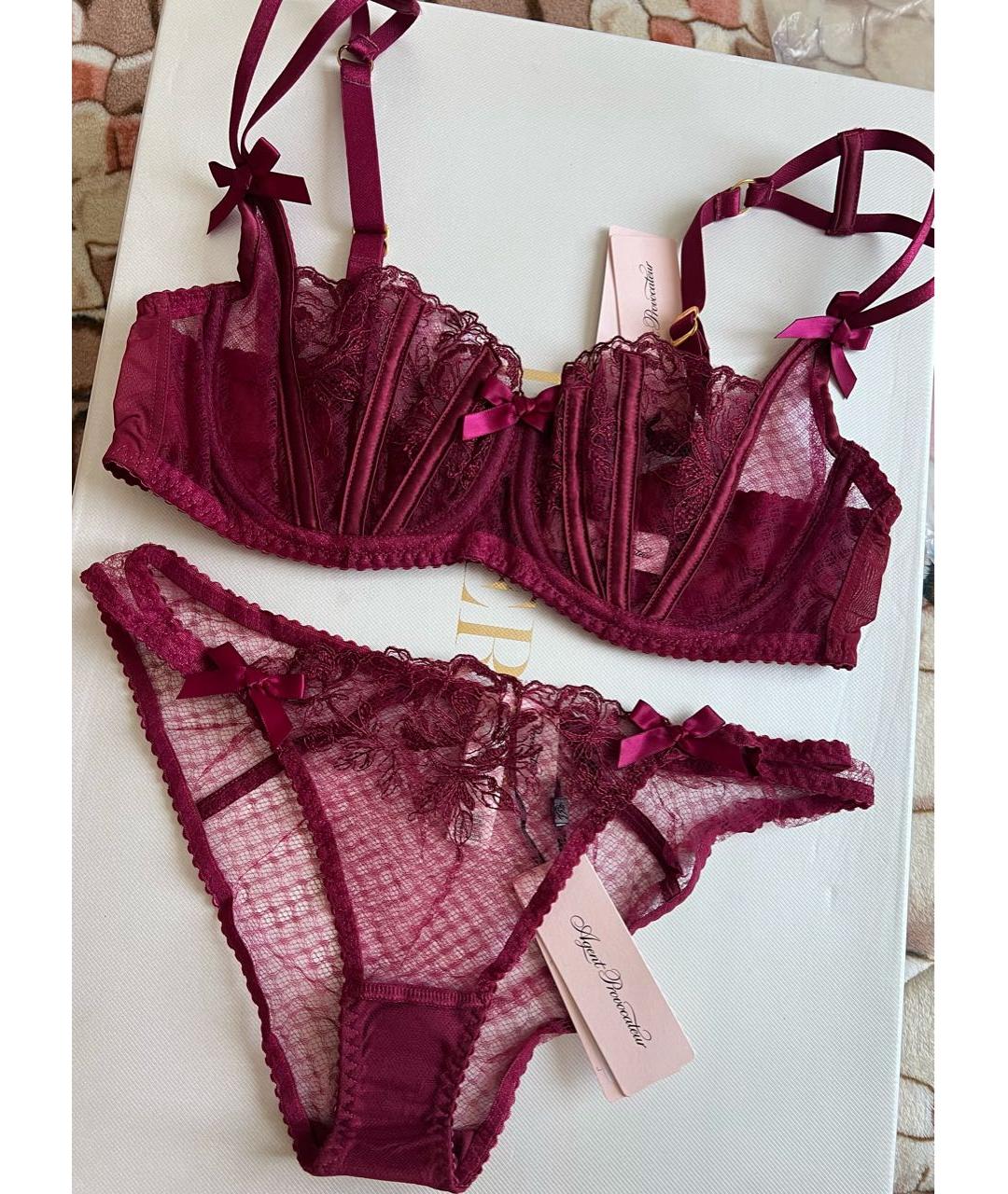 AGENT PROVOCATEUR Бордовый комплекты, фото 2