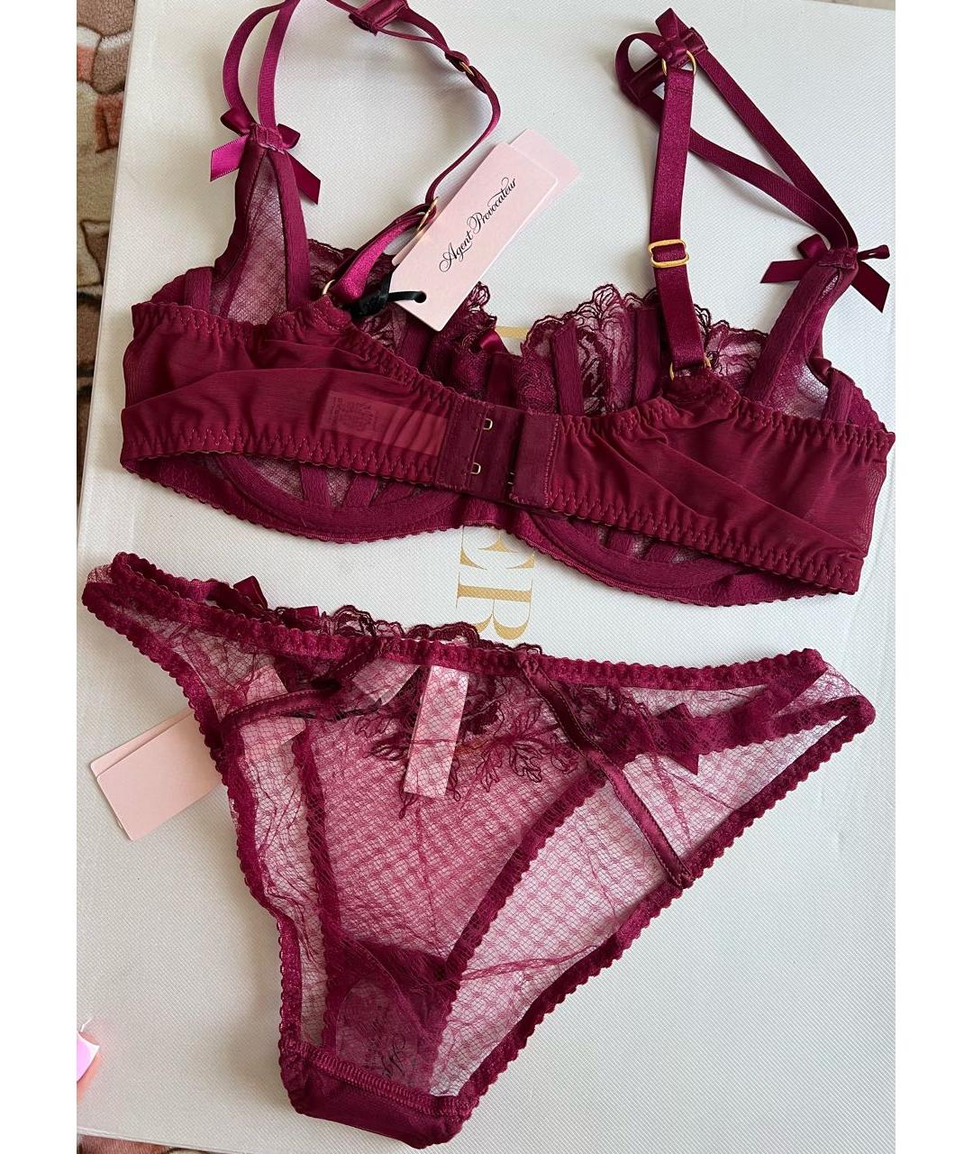 AGENT PROVOCATEUR Бордовый комплекты, фото 8