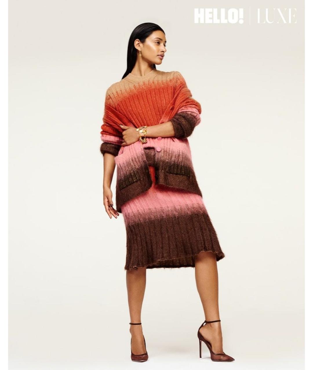 FENDI Мульти шерстяной костюм с юбками, фото 8