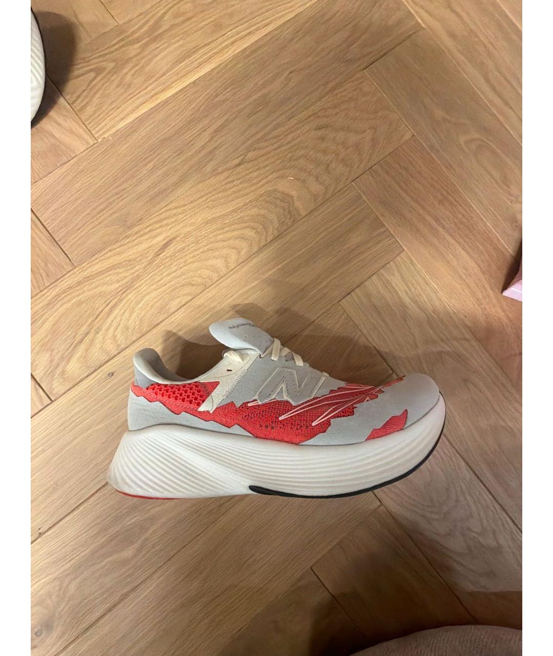 NEW BALANCE Серые замшевые низкие кроссовки / кеды, фото 5