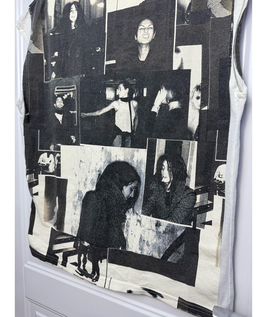 BALENCIAGA Бежевая хлопковая футболка, фото 5