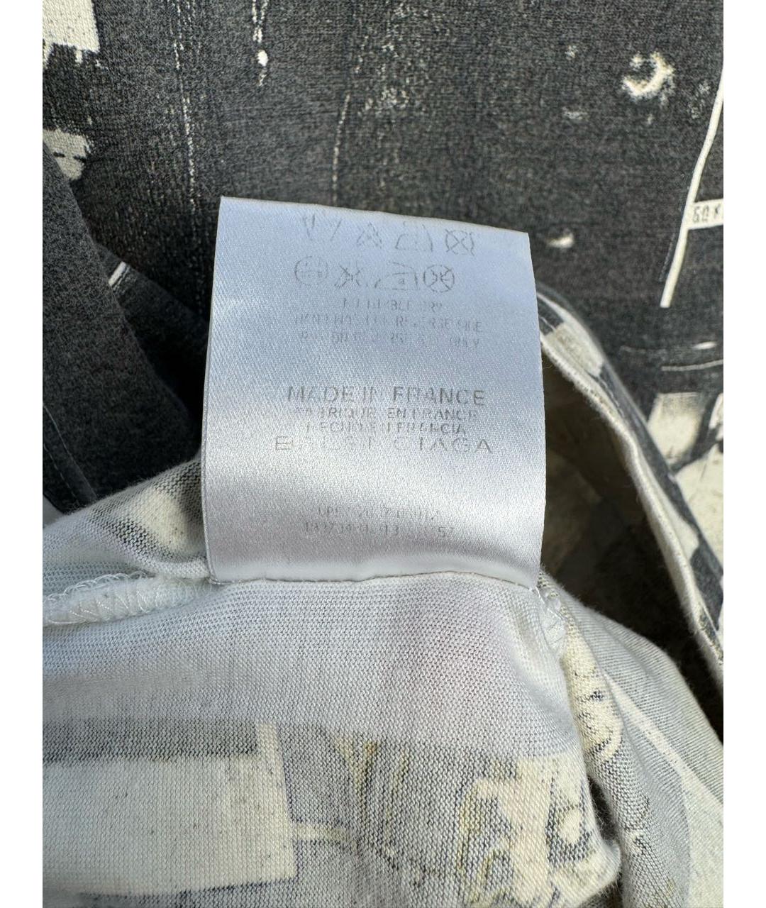 BALENCIAGA Бежевая хлопковая футболка, фото 6