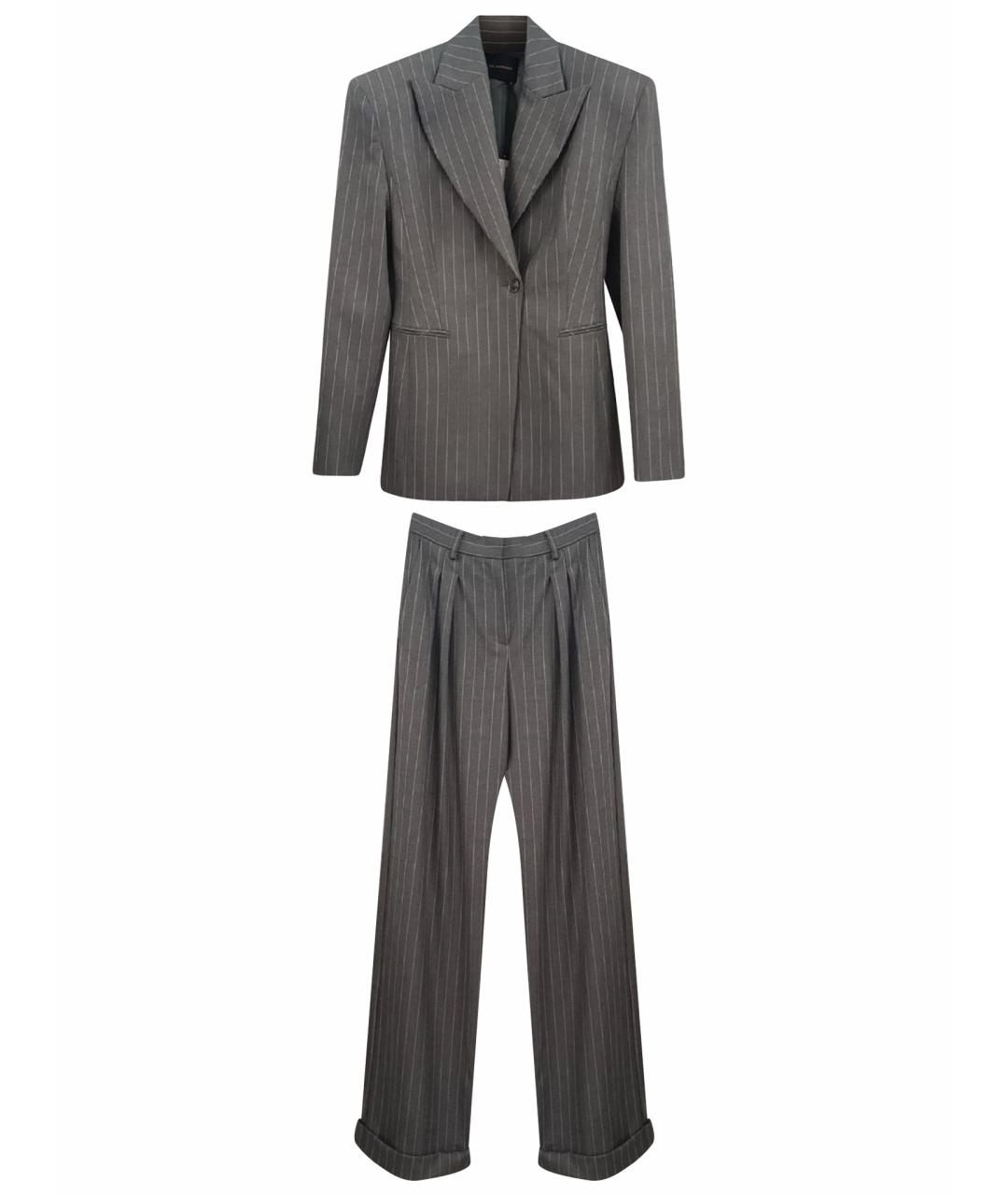 THE ANDAMANE Серый полиэстеровый костюм с брюками, фото 1