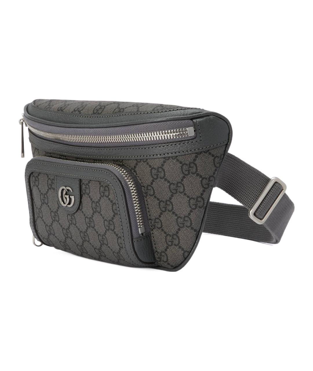 GUCCI Серая поясная сумка, фото 3