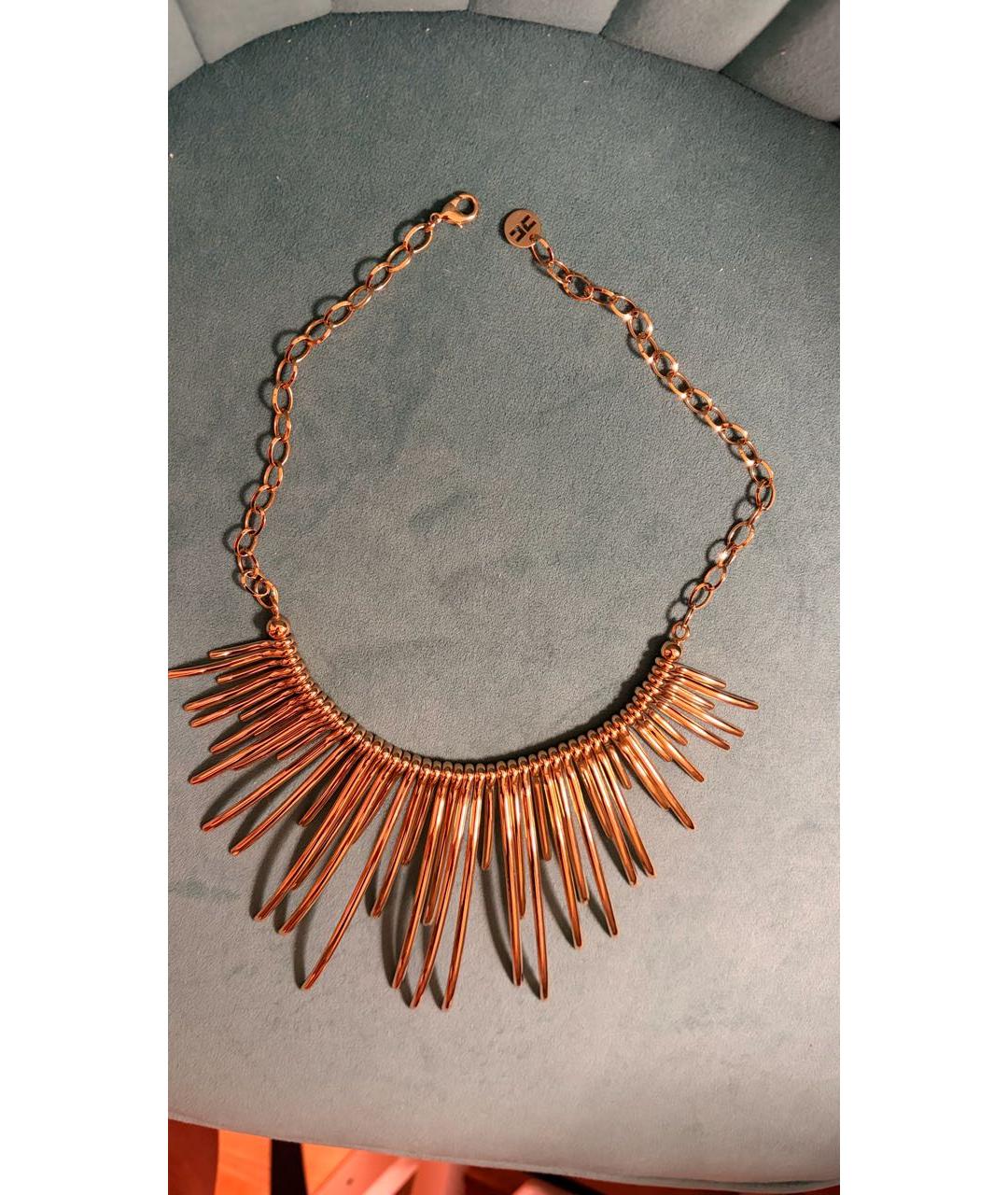 CELINE Золотое позолоченное колье, фото 6