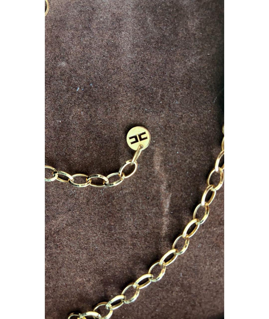 CELINE Золотое позолоченное колье, фото 2