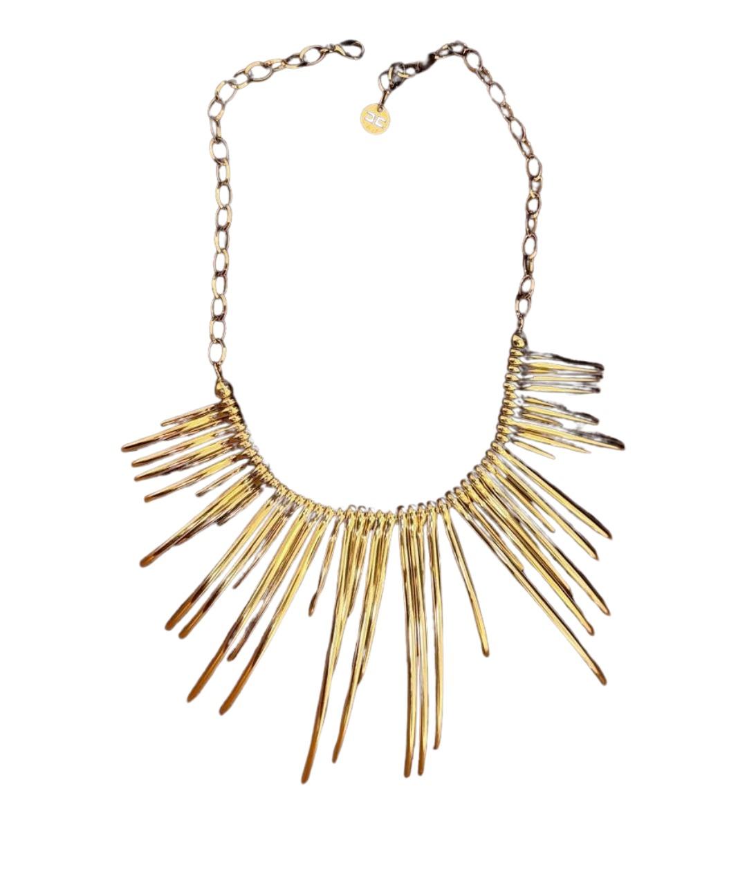 CELINE Золотое позолоченное колье, фото 8