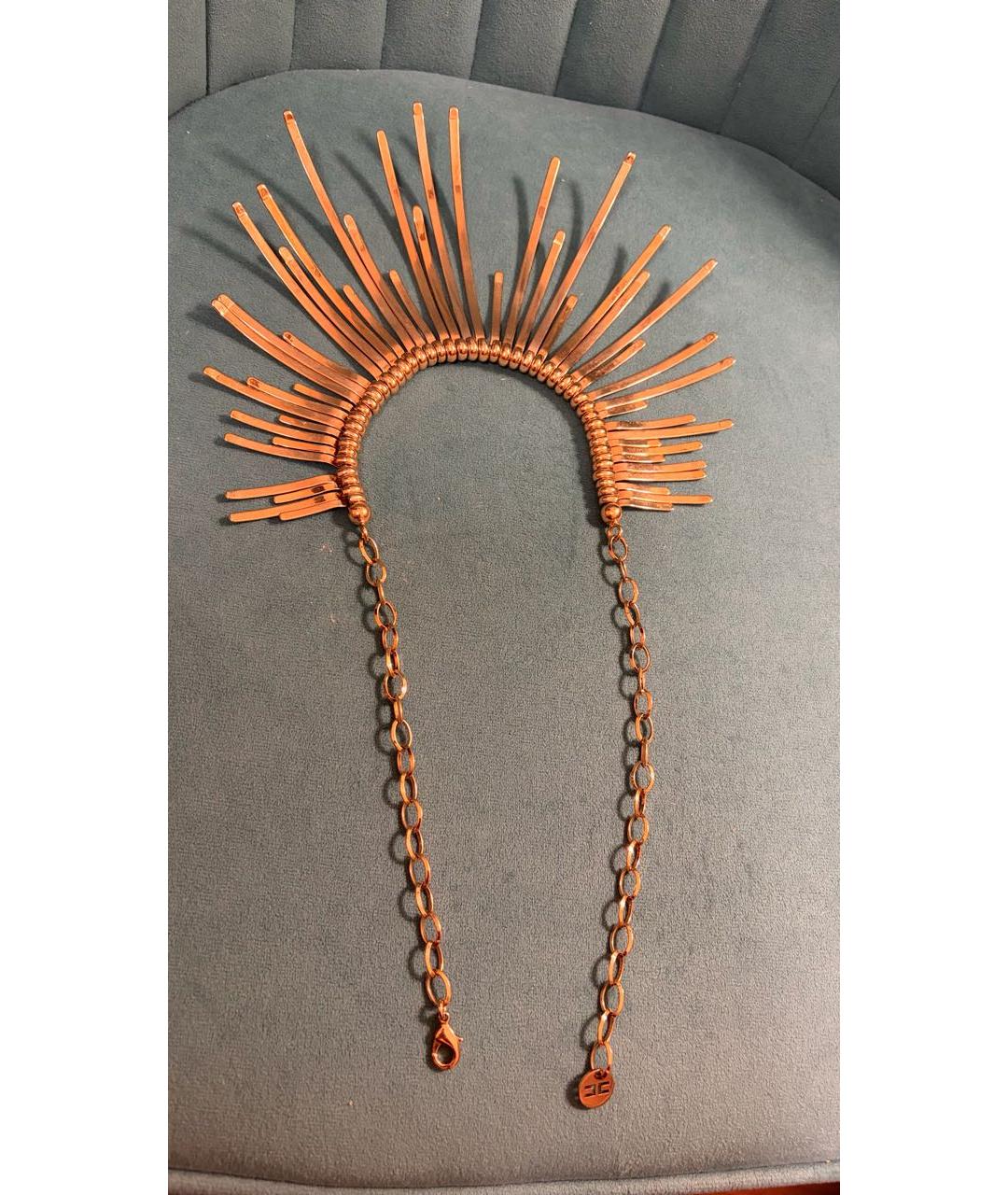 CELINE Золотое позолоченное колье, фото 7