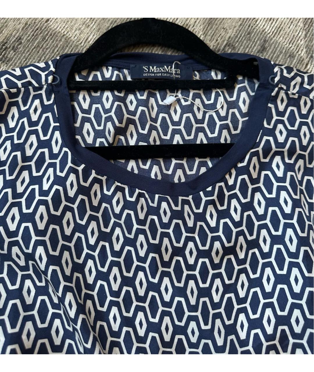 'S MAX MARA Шелковая блузы, фото 8