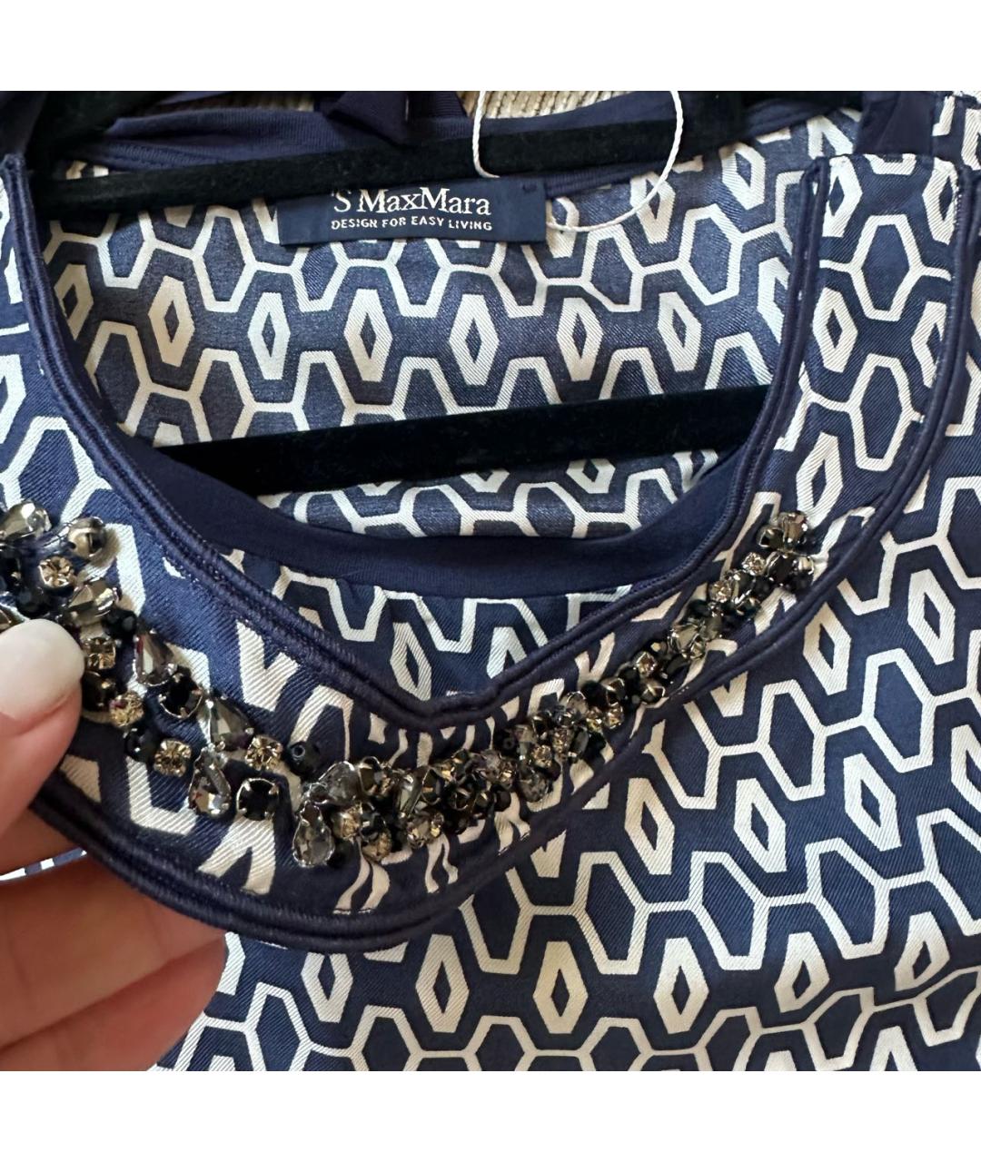 'S MAX MARA Шелковая блузы, фото 5