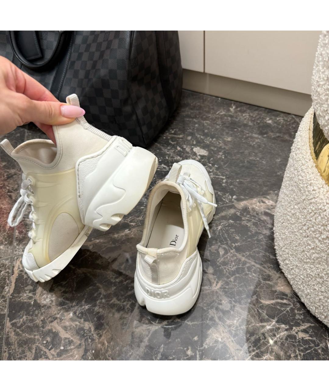 CHRISTIAN DIOR Белые кеды, фото 4