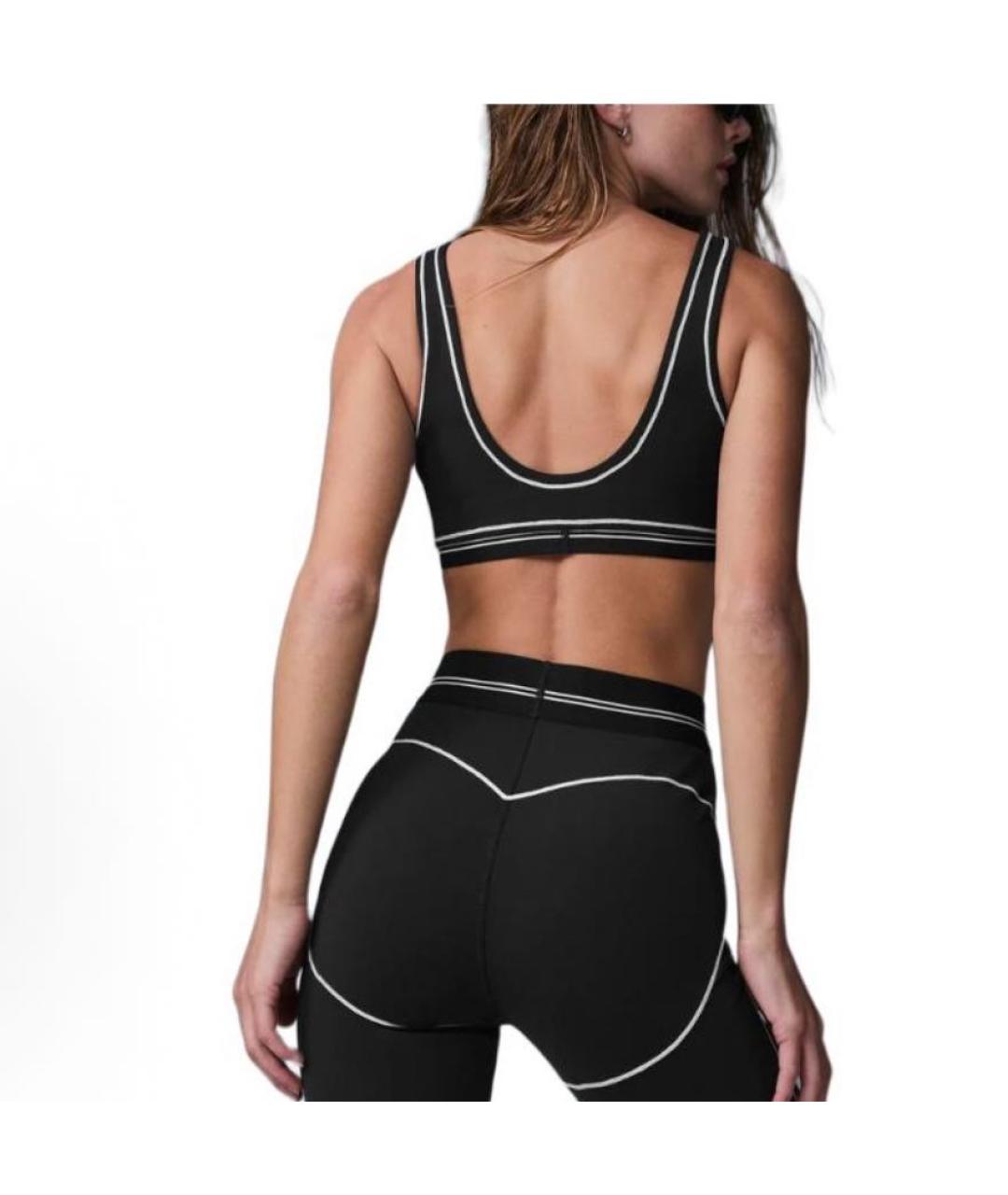 ALO YOGA Черная майка, фото 3