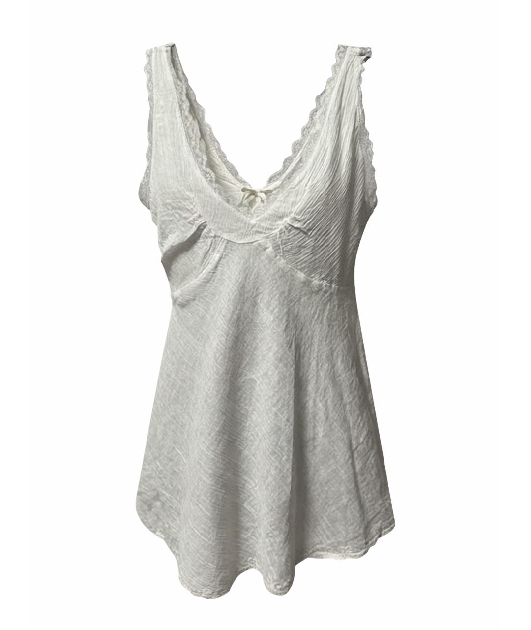 SEE BY CHLOE Белая хлопковая майка, фото 1