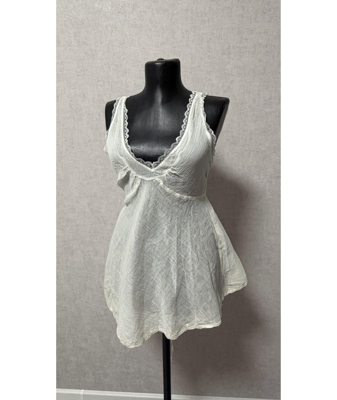 SEE BY CHLOE Белая хлопковая майка, фото 4