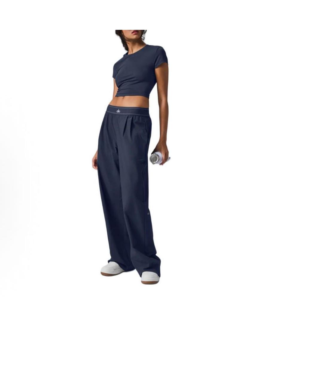 ALO YOGA Темно-синие спортивные брюки и шорты, фото 4