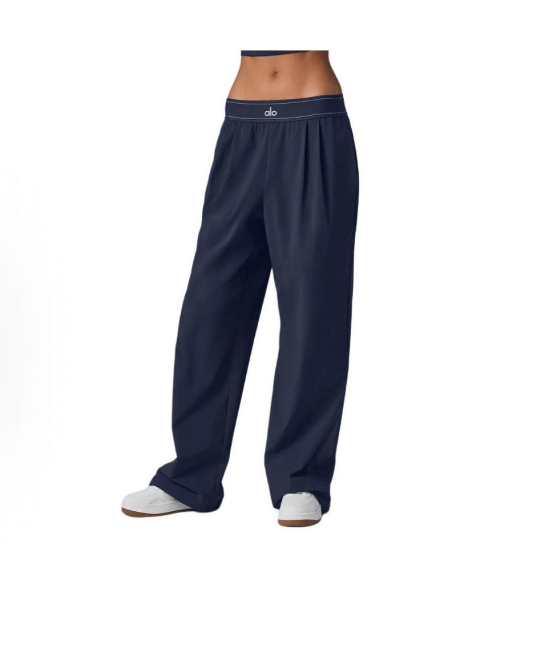 ALO YOGA Темно-синие спортивные брюки и шорты, фото 2