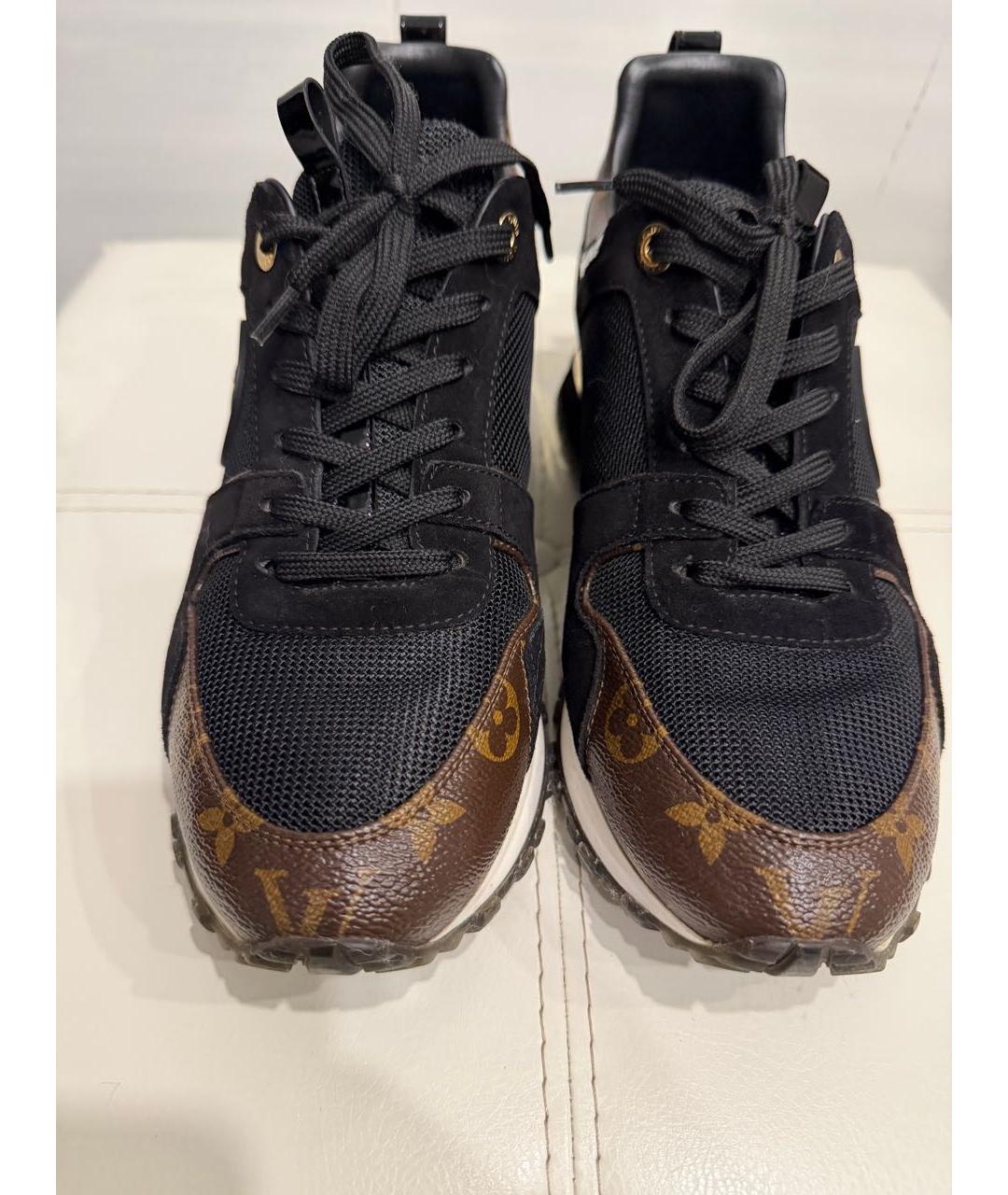 LOUIS VUITTON Черные текстильные кроссовки, фото 2