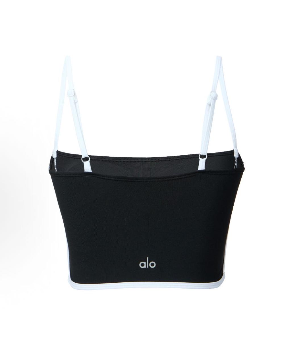 ALO YOGA Черная майка, фото 2